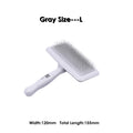 Pet Grooming Comb Shedding Hair Remover Light Handle Soft Needle Brush Slicker Massage Cleaning Tool Open-Knot Cat Pets Supplies