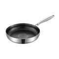 Frying Pan 316 Stainless Steel Uncoated Non-stick Pan Double-sided Honeycomb Pot Kitchen Cookware for Gas Stove Induction