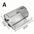 Stainless Steel Rotisserie Grill Roaster Drum Oven Rotary Baking Cage Rotisserie Basket for Peanut Dried Nut Coffee Beans BBQ
