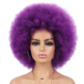 Afro Wigs for Black Women Synthetic Short Curly Afro Kinky Wig 70s Bouncy Huge Fluffy Puff Wigs Premium for Cosplay and Daily