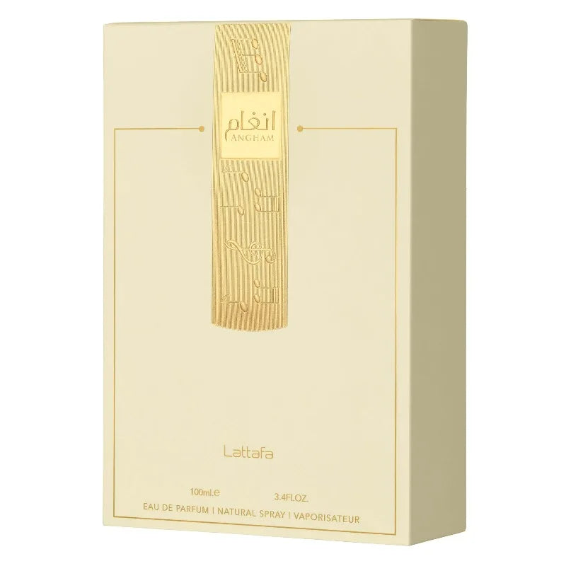 Lattafa Angham Citrus Lavender Musk Amber Vanilla Eau De Parfum Long-Lasting Fragrance for Unisex 3.40 Ounce
