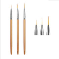 Nail art color drawing brush, nail glue extension brush eyeliner brush set, French stripe nail eyeliner brush, nail brush