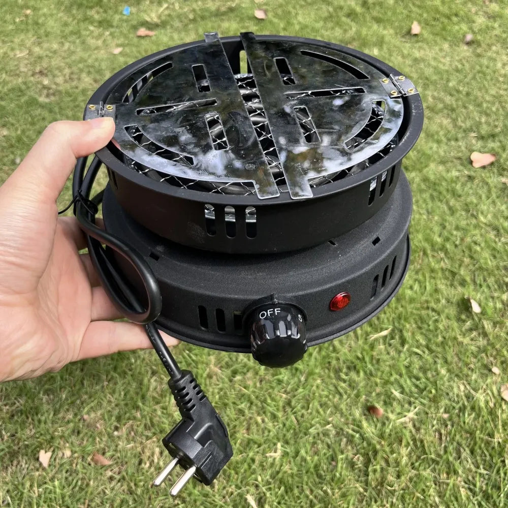 220V/1000W Hookah Shisha Coal Burner Hot Plate Barbecue Electric Stove Kitchen Cooking Coffee Heater  Fast Burning  EU Plug