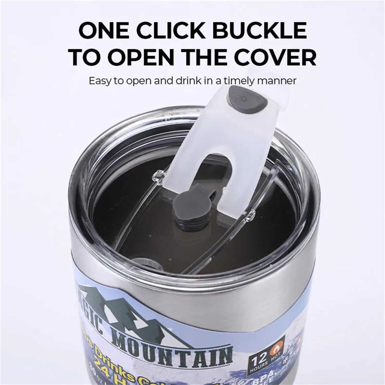 30Oz Stainless Steel Car Cup Thermos Flask Coffee Beer Juice Mugs New Fashion For Men Office Birthday Gift General Household