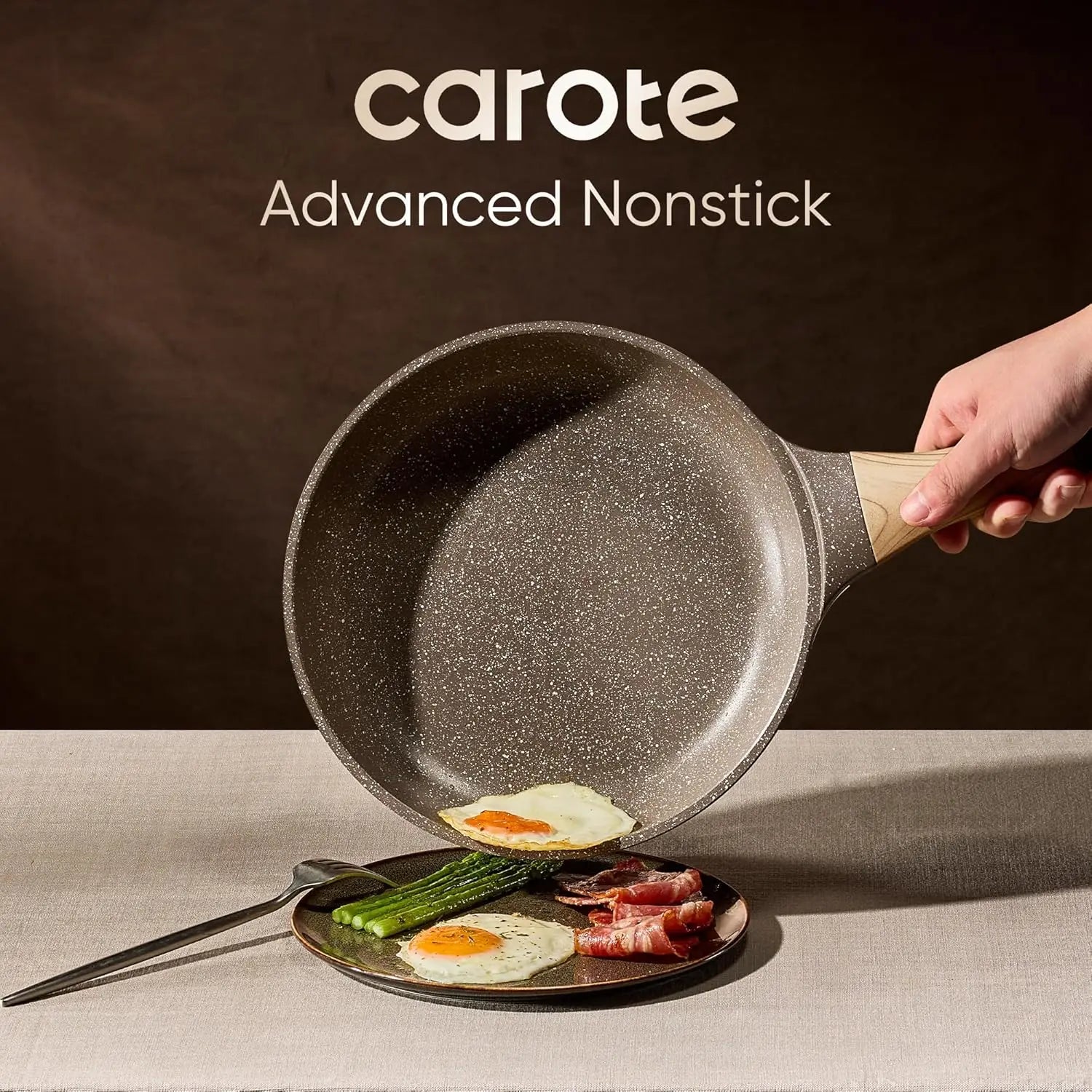 26PCS Pots and Pans Set Non Stick, Cookware Set Pots and Pans Induction Cook Ware, Nonstick Kitchen Cooking, PFOA Free