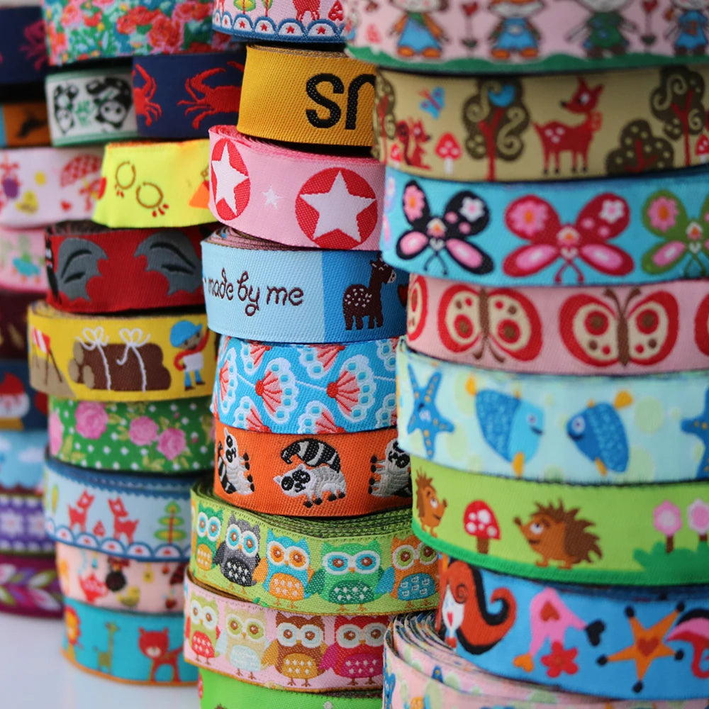 10 YARD 5/8" Inch 16MM Animal Cartoon Ribbon Decorative Dog Leash Lace