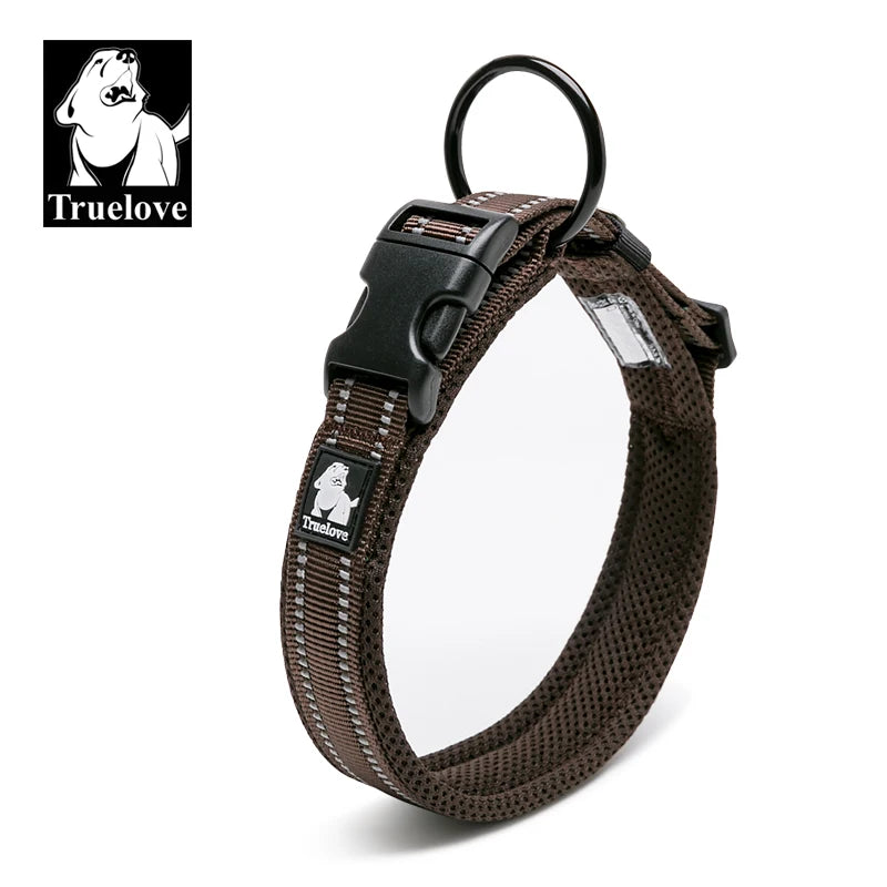 Truelove Pet Collar Adjustable High-density Webbing Reflective Nylon Material For Large Medium and Small Dogs Pet productTLC5011