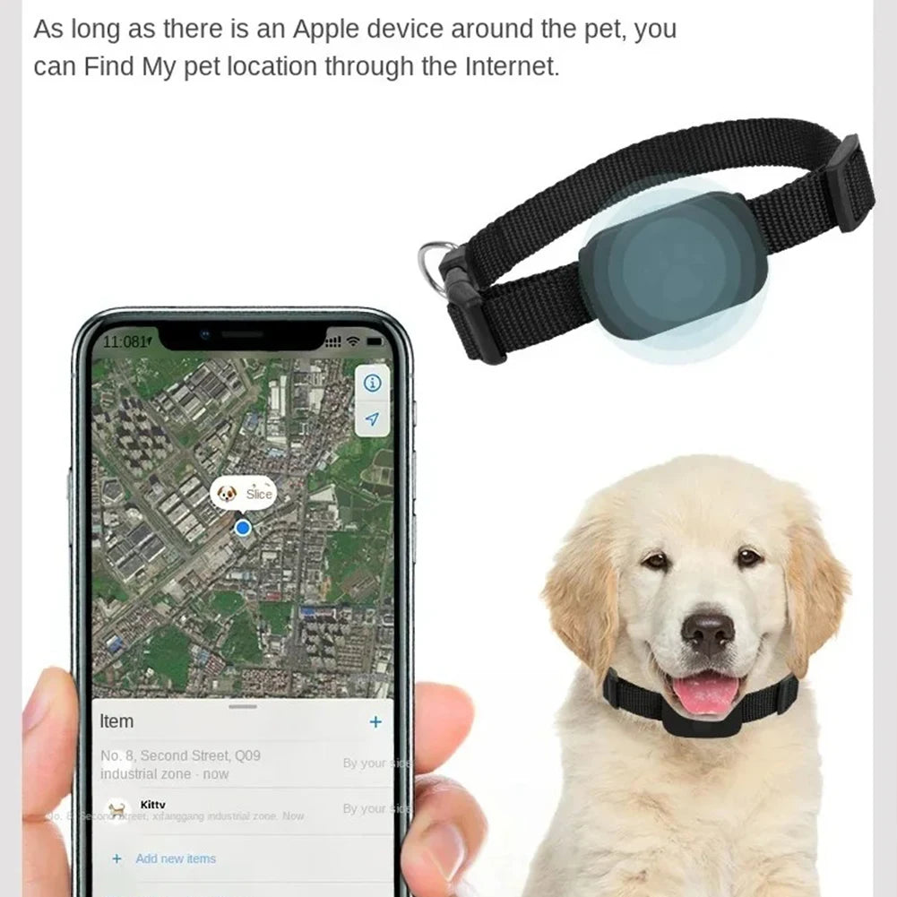 Pet GPS Tracker with Adjustable Collar Dog Tracker Smart Pet Locator Cat Tracker for Dogs and Cats