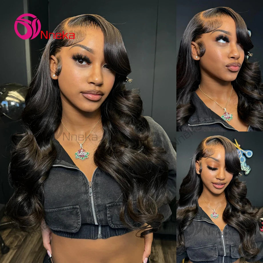 40 Inch Body Wave Human Hair Wigs Brazilian 13x6 Hd Lace Frontal Wig Transparent Loose Wave 13x4 Lace Front Wigs For Black Women