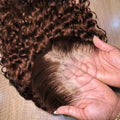 34 30 Inch Chocolate Brown Deep Wave Lace Front Wigs 100% Human Hair #4 Colored 13x4 Hd Curly Lace Frontal Wigs Pre Plucked