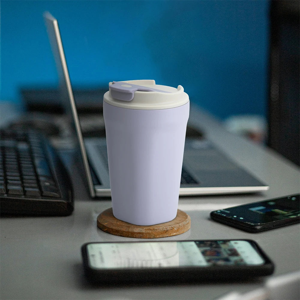 380ML Stainless Steel Coffee Thermal Cup Double 304 Vacuum Flasks Office Home for Hot & Cold Insulated Bottle Car Travel Mug