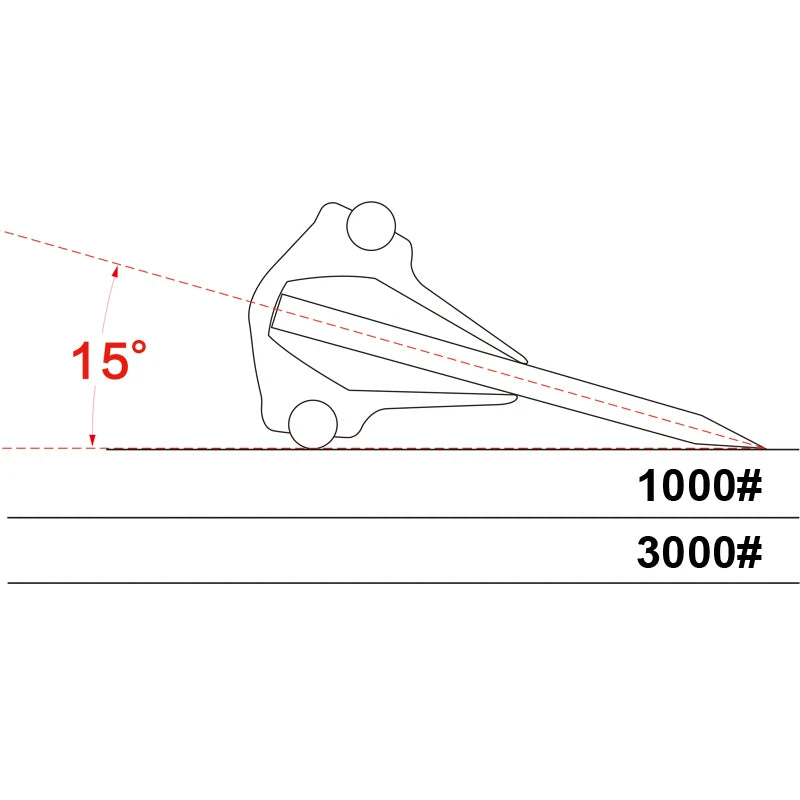 PROYAN Grit240#15000# Professional Sharpening Stone  White Alundum Whetstone Kitchen Knife Sharpener Woodworking Grindstone Tool