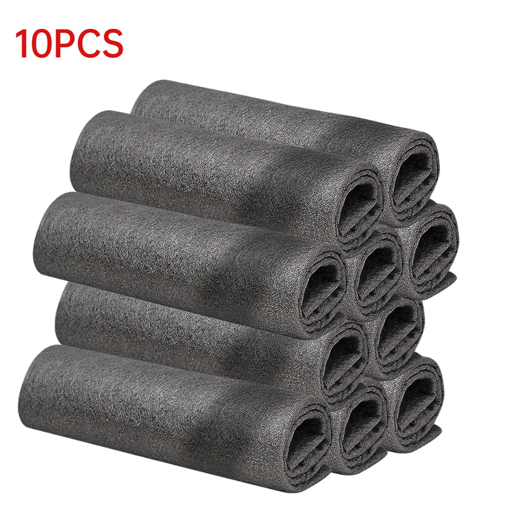 20/5PCS Thickened Magic Cleaning Cloth Reusable Microfiber Washing Rags Glass Wipe Towel For Kitchen Mirrors Auto Windows
