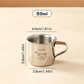 WORTHBUY 304 Stainless Steel Drinking Cup With Handle Durable Tumbler Anti Scalding Mini Cute Water Cup For Kids Drinkware ﻿