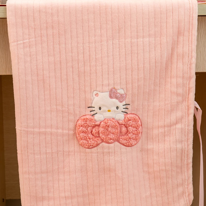 Lovely Nap Blanket Cartoon Anime Kuromi Cinnamoroll  My Melody Blanket Not shedding Comfortable Sleeping Blanket Child