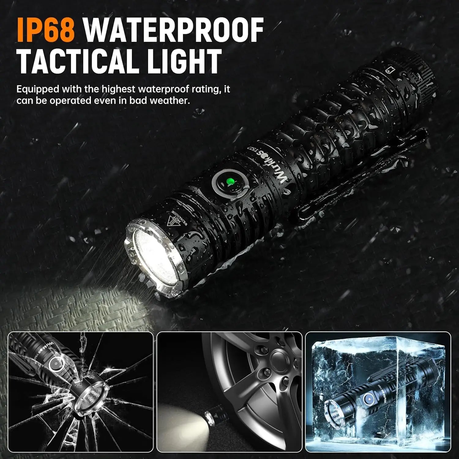 Wurkkos TS22 Rechargeable 21700 LED Flashlight XHP70D HICRI Powerful Max 4500LM with Magnet Tail & Reverse Charging for Hiking