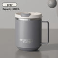Milk Coffee Cup Stainless Steel Double Wall Thermal Insulated Water Cups and Mugs Metal Coffee Cup Mug