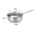 410 Stainless Steel Honeycomb Frying Pan Steak Cooking Non-Stick Pan Induction Cooker Universal Kitchen Cookware Flat Bottom Wok