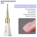 XEIJAYI 1pc UV LED Nail Reinforcement Gel, Strong Stickiness Builder Gel for Nail Strengthening & Construction. Self-Leveling