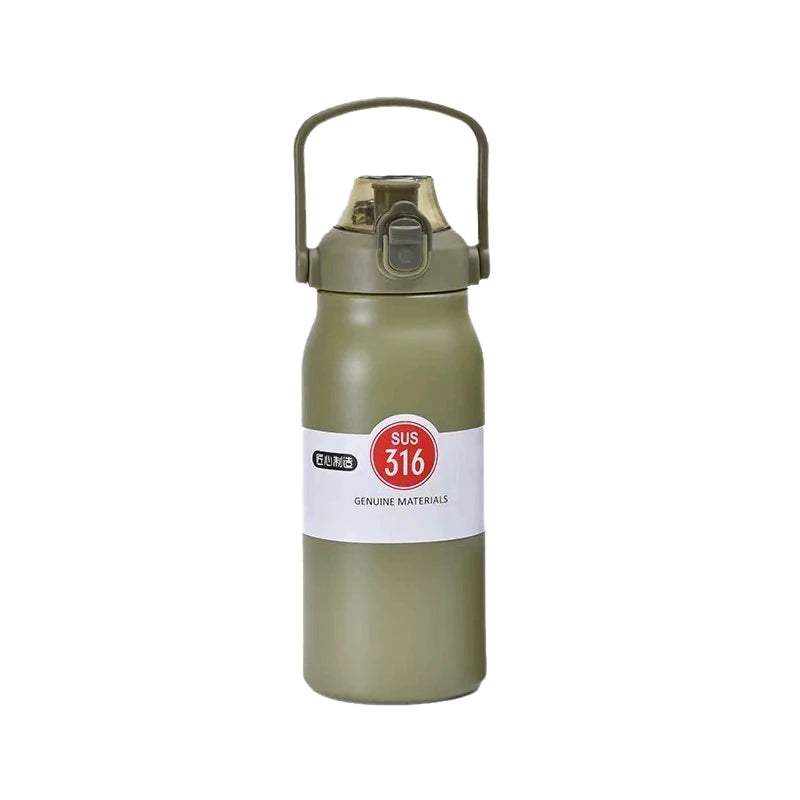1700mL Portable Vacuum Mug Thermos Insulated Cup Tumble Large Capacity Thermal Thermo Water Bottle Stainless Steel Thermo Bottle