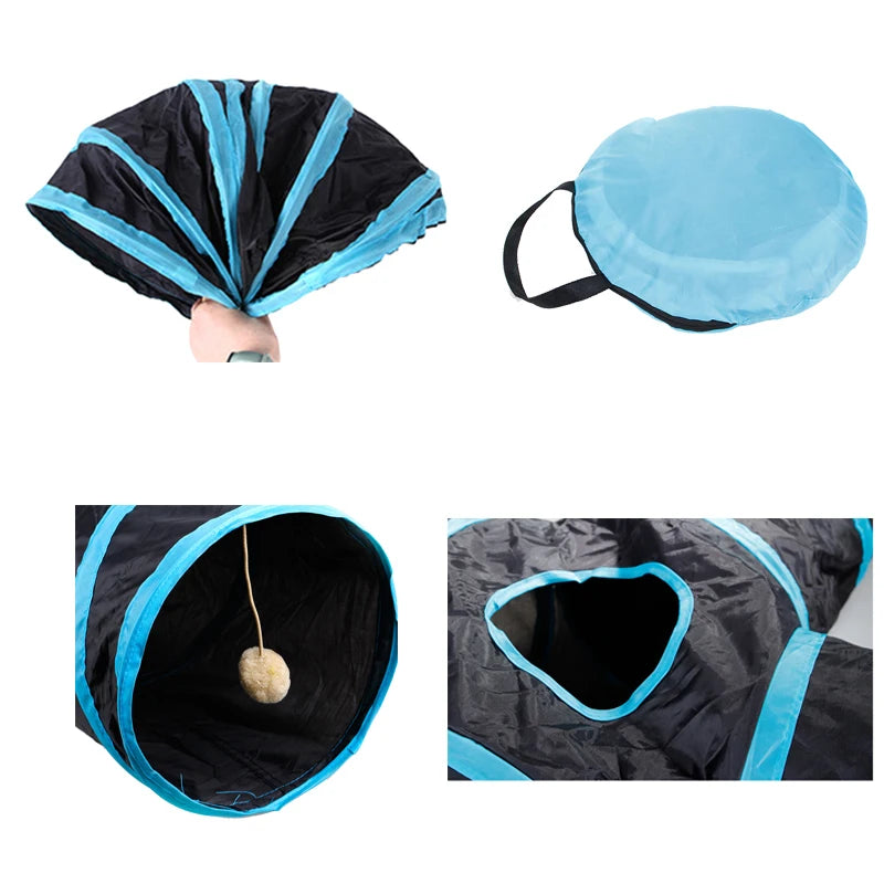 Foldable Sphynx Cat Tube Tunel Para Gato Shape I S T X Pet Tunnel Toy for Cats Gatos Funny mascotas Accessories Katten Supplies