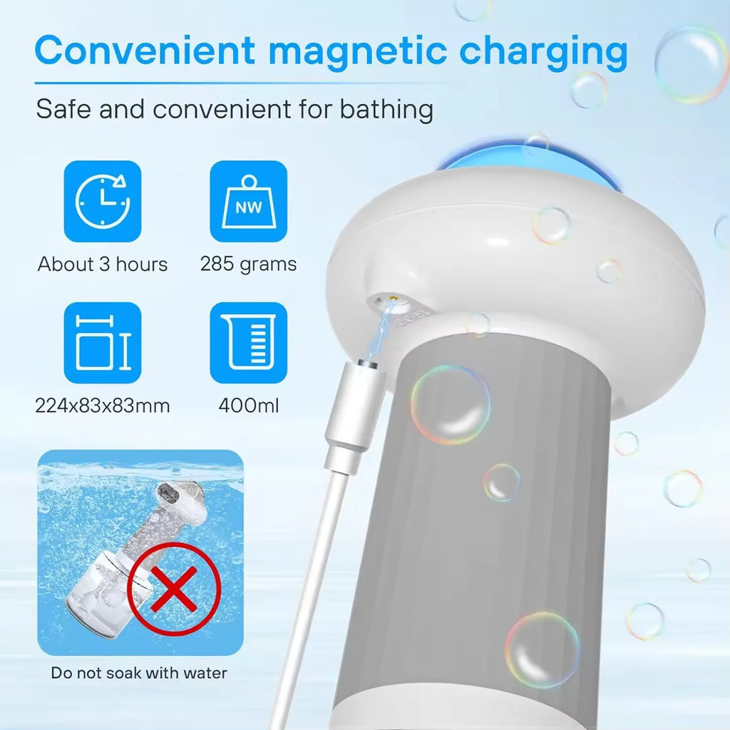 Pet Electric Bubble Machine Automatic Cat And Dog Bath Cleaning  Foam Pet Wash Generator Foam Sprayer Portable