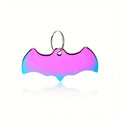 Pet ID Tag Personalized Dog Cat ID Tag Halloween Bat Free Engraving Name Number Anti-lost Collar for Puppy Accessories