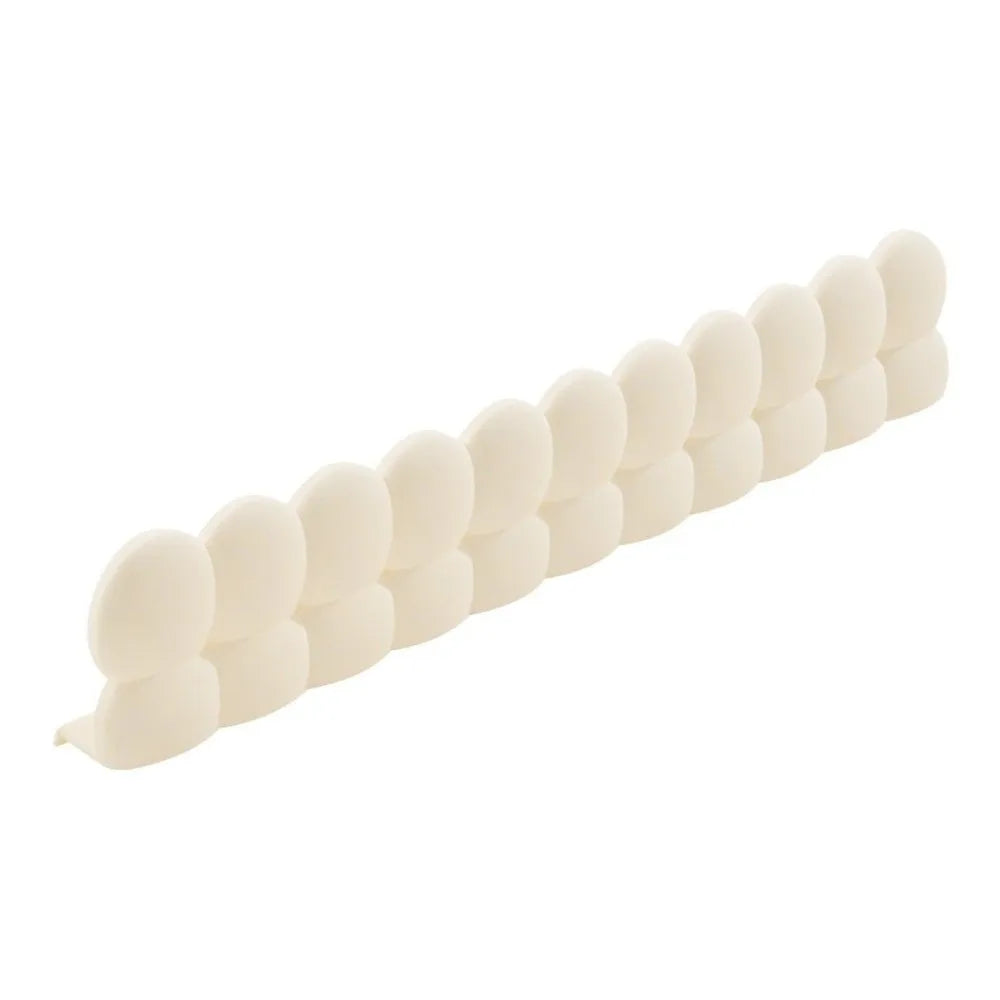 Silicone Sink Water Guard Suction Cup Heightened Sink Splash Baffle Splash-proof Stable Sink Water Retaining Strip Household