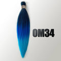 Easy Braids Hair Extensions for Women Box Twist Crochet Hair EZ Pre stretched Braiding Hair Flame Retardant Synthetic Wigundle
