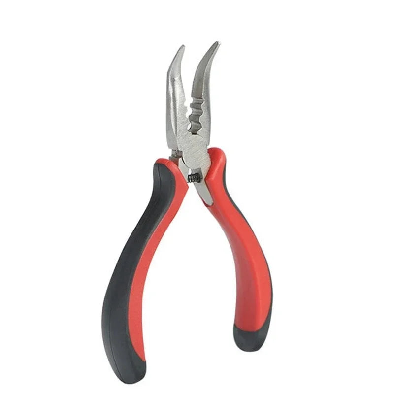 VADES Curved nose pliers DIY Hair Extension Tools Tweezers for Micro Loops/Links/Beads and Feather Fair Hair Extensions