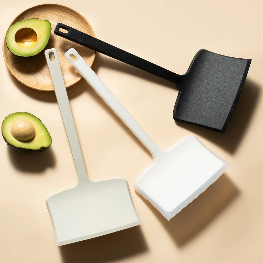 1Pc Silicone Spatula Cooking Utensils Beef Meat Egg Kitchen Scraper Wide Pizza Shovel Frying Non Stick Spatula Kitchenware Tools