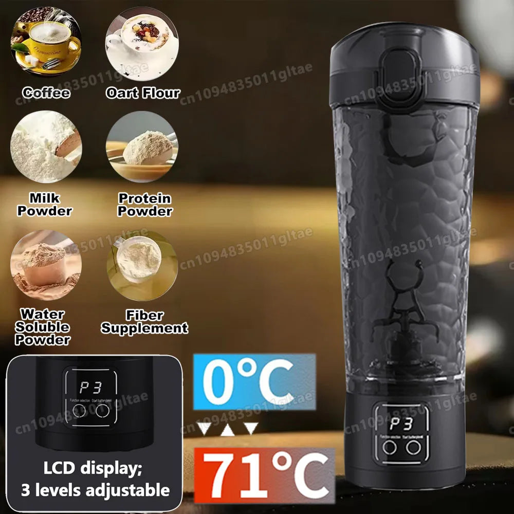 New In Auto Mixing Cup 3 speed Power Electric Shaker Bottle For milkshake Coffee Protein Shakes Fitness Blender Kitchen Outdoor