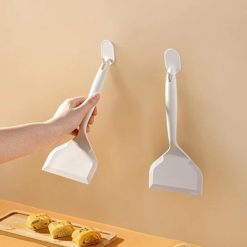 1pc Silicone Spatula Heat Resistant Spatula Household Food Grade Non-stick Kitchen Tool for Cooking Egg Fish Pancake CFQJ001
