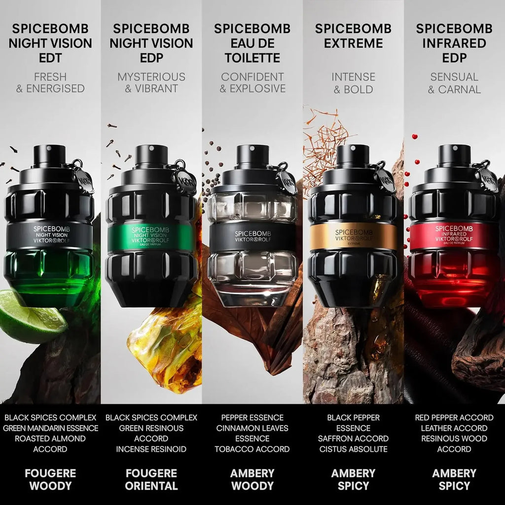 Eau de Toilette for Men | Viktor&Rolf Spicebomb Nightvision | Warm, Spicy & Fresh Cologne | with Notes of Bergamot & [Bla…] | 1