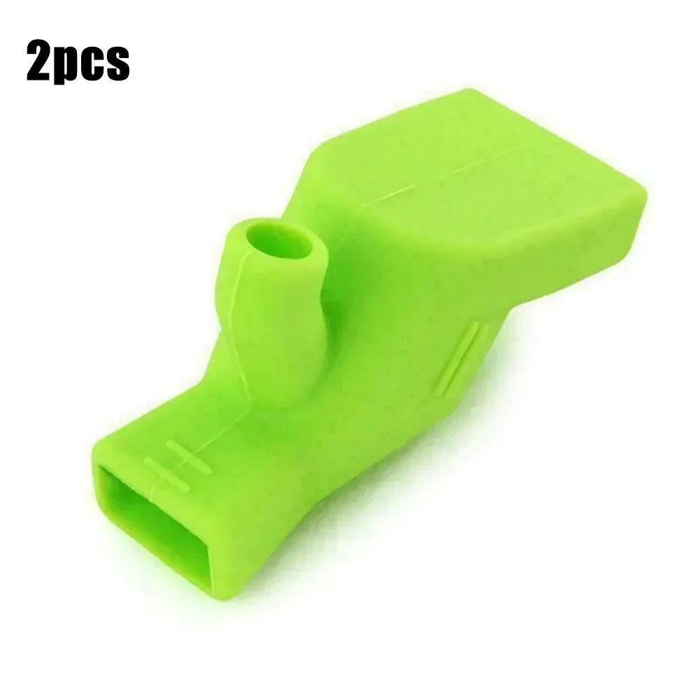 2pc Silicone Kitchen Water-saving Extension Tap Filter Nozzle Faucet Extender For Gargle Washing And Hair Washing