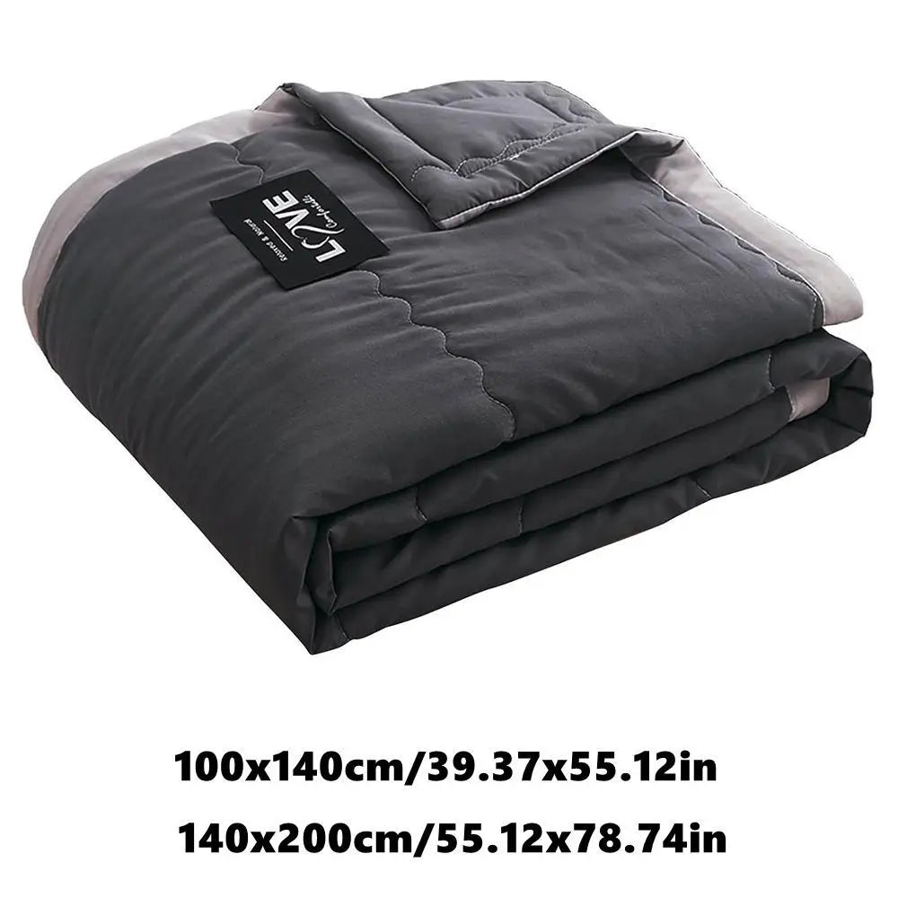 New Double Sided Cooling Blanket Cold Effect Skin-Friendly Conditioning Quilt Spring Summer Breathable Cooler Quilt