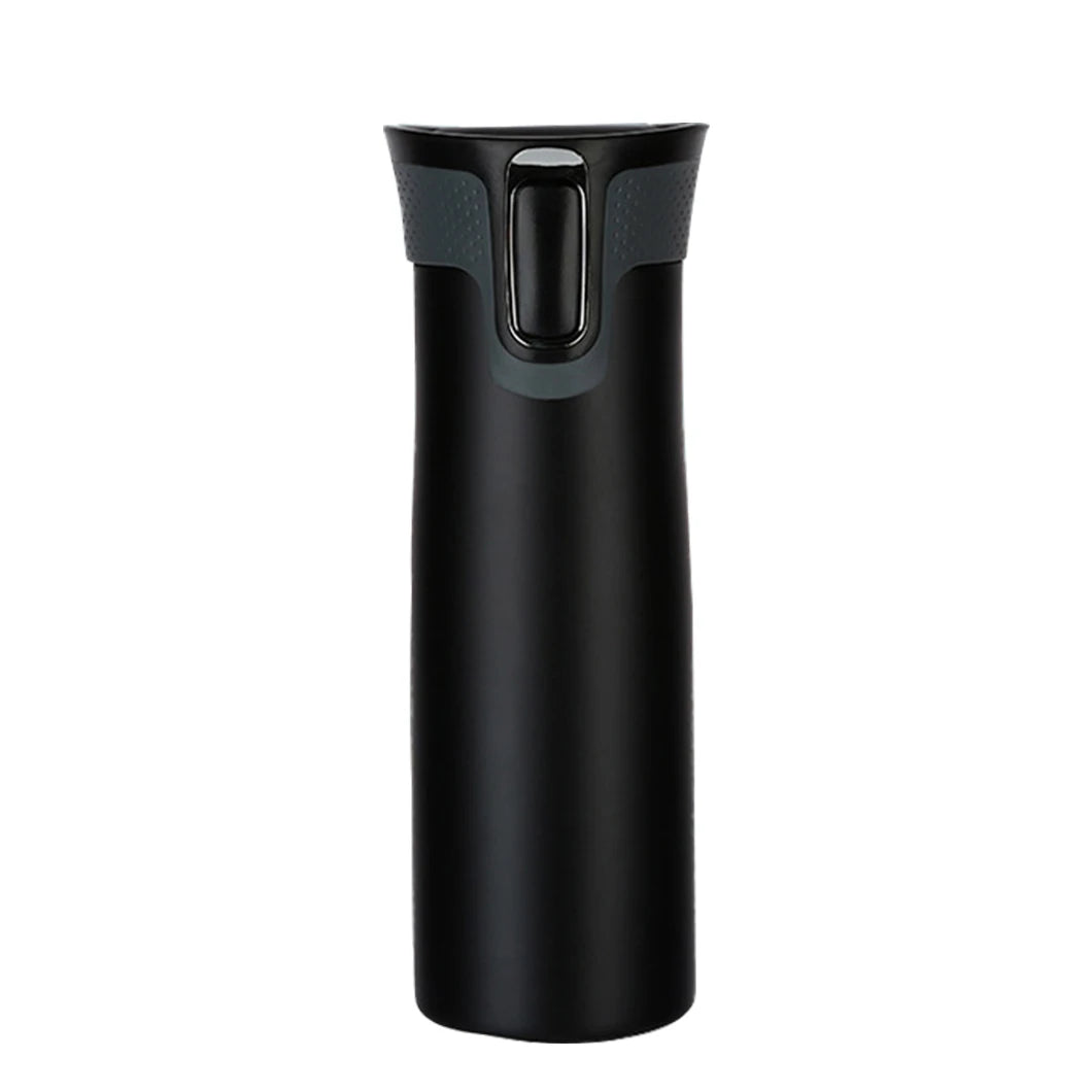 1pc Stainless Steel Vacuum-Car thermal Coffee mug SUS 304 Inside material, Insulated Travel Mug with Spill-Proof Lid