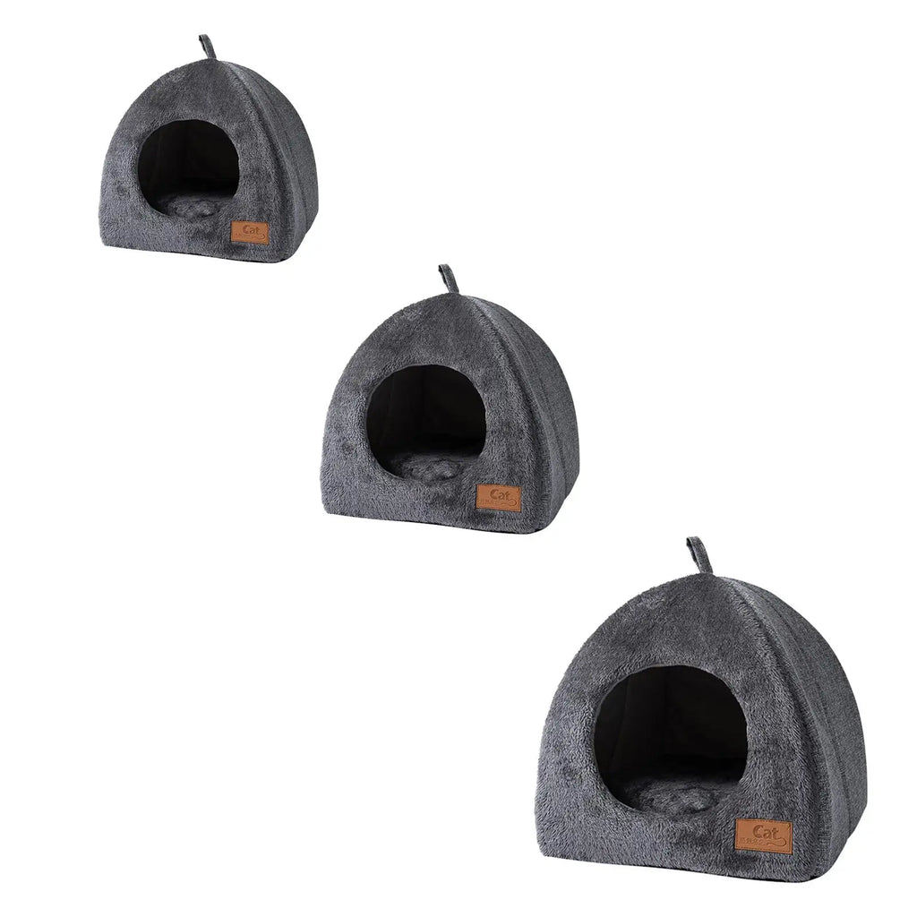 Cute Pet Cave Bed Igloo Bed Kitty Puppy Hideout Sleeping Bag Kitten Dog