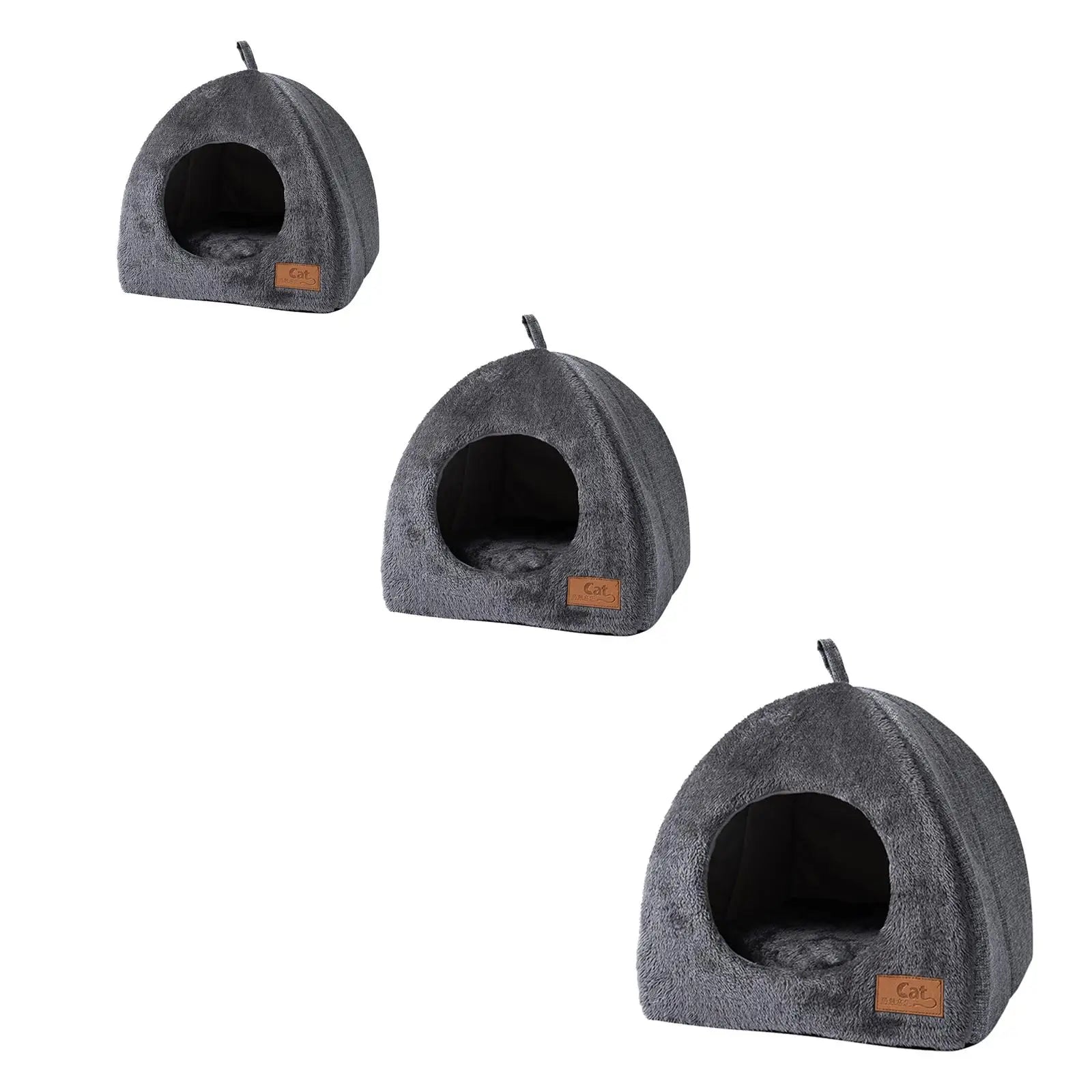 Cute Pet Cave Bed Igloo Bed Kitty Puppy Hideout Sleeping Bag Kitten Dog