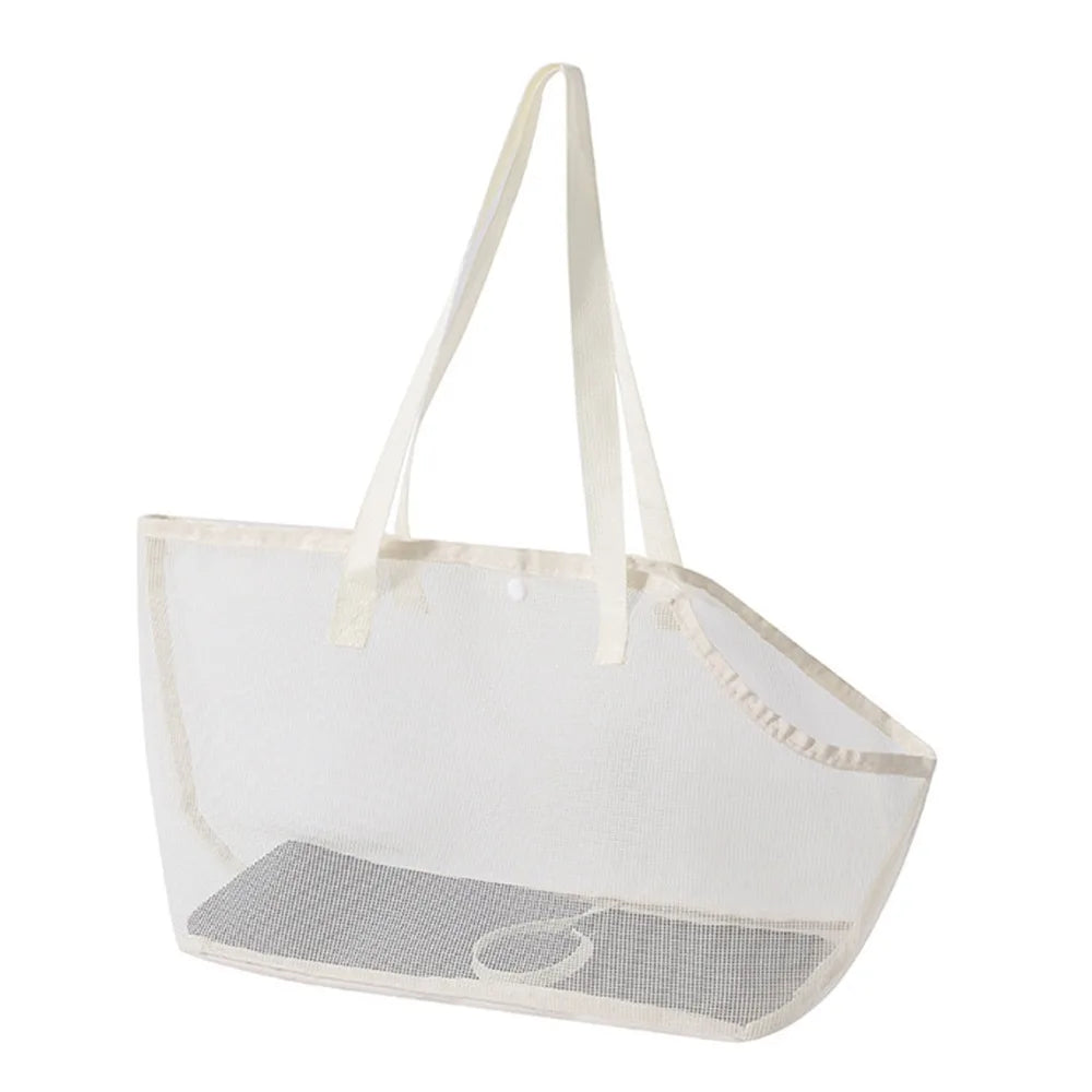 Portable Mesh Pet Carrier Bag Shoulder Crossbody Summer Use Foldable Pet Tote Comfortable Breathable Cat Carrier Tote