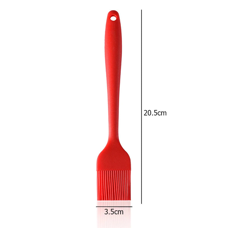 LMETJMA Silicone Basting Brush Upgrade Heat Resistant Pastry Brush Oil Brush For BBQ Cooking Baking and Grilling JT63