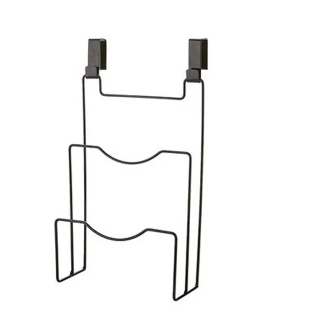 Metal Pot Lid Holder Shelf Space-saving Pot Cover Rack Kitchen Accessories