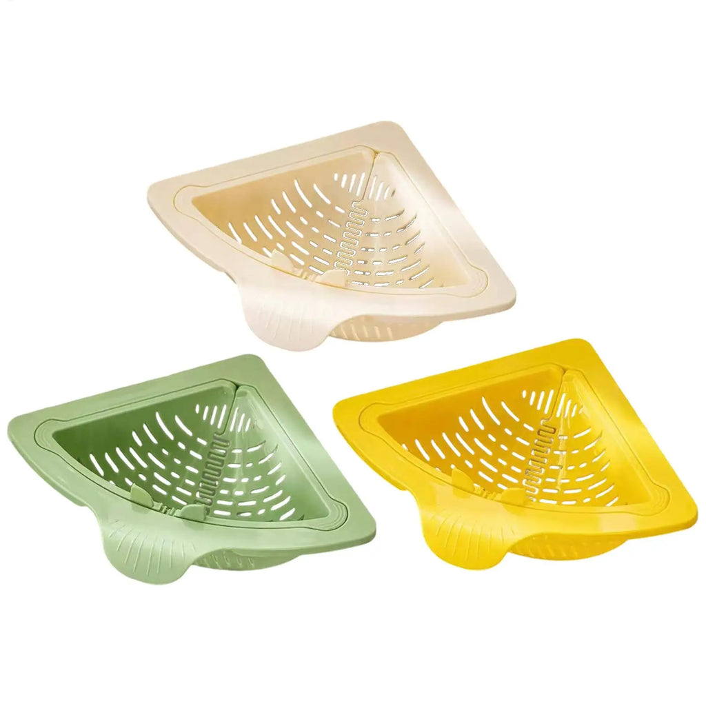 Storage Container Capacity Suction Cup Kitchen Sink Strainer Basket with Simple Installation Corner Sink Trash for Kitchen
