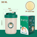 Stainless Steel Coffee Mug Double Layer Cup with Lid Water Cup Accompanying Mug Gift Temperature Portable Vacuum Flasks Cup