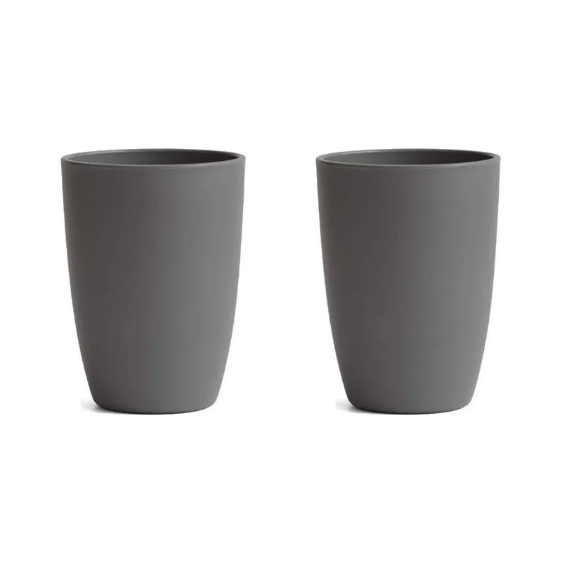 2/4/6pcs Grey plastic cup reusable Suitable for home kitchen restaurant picnic camping RV Drink soda milk juice