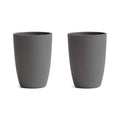2/4/6pcs Grey plastic cup reusable Suitable for home kitchen restaurant picnic camping RV Drink soda milk juice