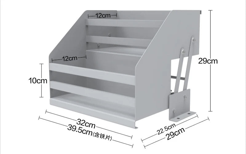 Kitchen high cabinets storage rack  lifting Pull basket  hanging cabinets pull-down shelves seasoning racks