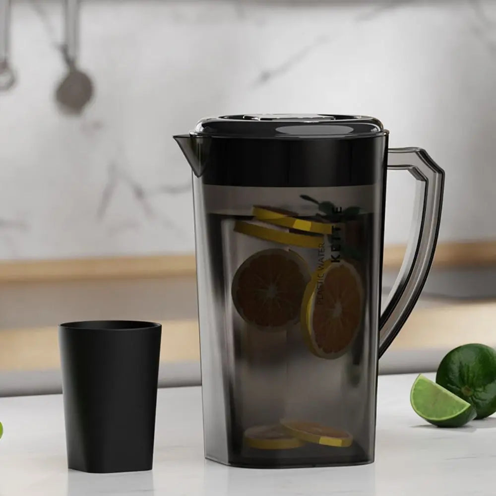1.3/2.2/3L Cold Water Kettle Home Heat Resistant Fall-resistant Pitcher Plastic High Capacity Juice Jug for Summer Milk Tea Shop