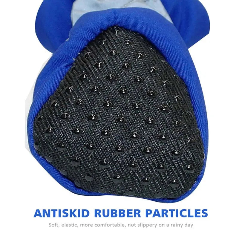 4pcs Antiskid Puppy Shoes Pet Protection Soft-soled Pet Dog Shoes Winter Waterproof Prewalkers Soft Supplies Pet Paw Care
