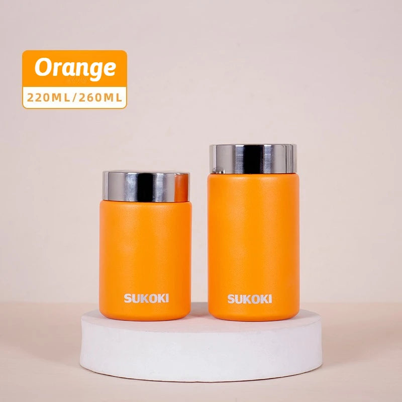 Tumbler Mini Pocket Size Hiking Thermos Bottle 220ml/260ml 316L Stainless Steel Vacuum Insulated Cup Flask Portable Water Bottle